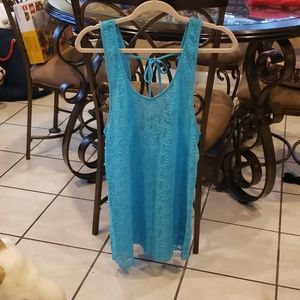 Victoria’s Secret Mesh Tie Back Bathingsuit Cover-up